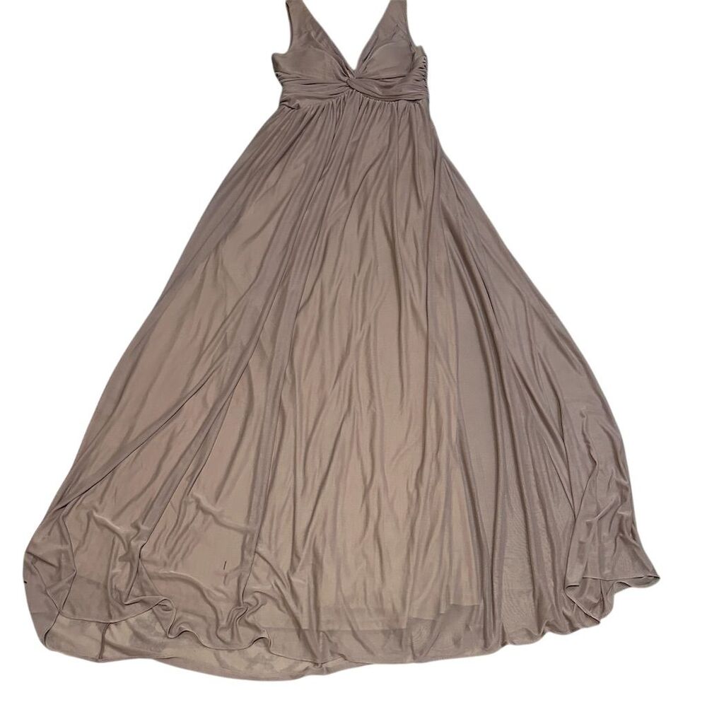 Birdy Grey Lianna Maxi Dress Women's L Mauve Purple Formal Sleeveless